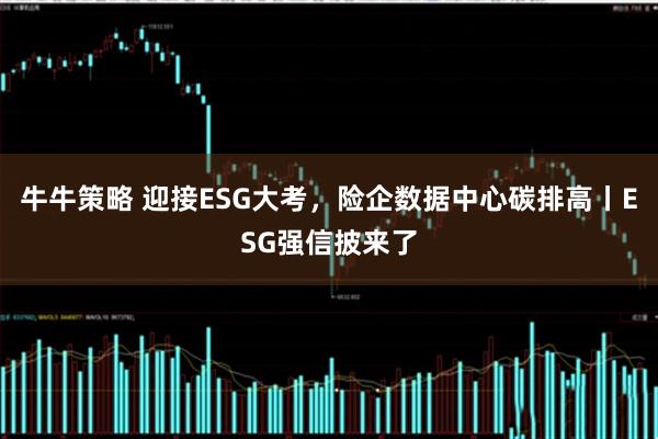 牛牛策略 迎接ESG大考，险企数据中心碳排高丨ESG强信披来了